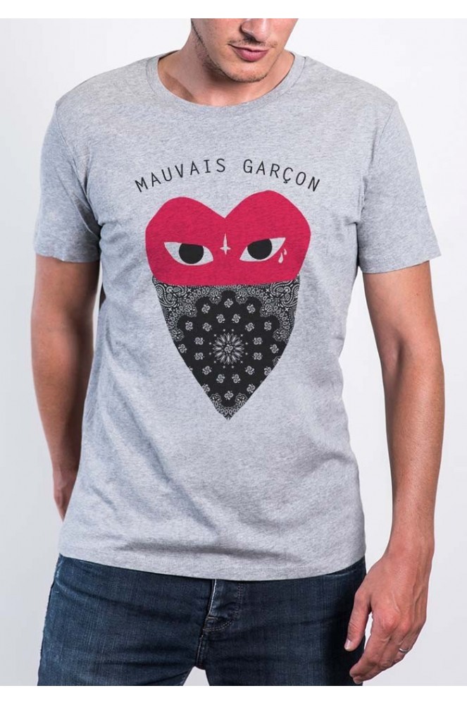 t shirt mauvais garçon