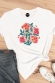 Love Fleurs - T-shirt coupe droite