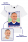 T-shirt Portrait Joueur de Foot personnalisé d'après photo