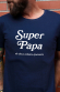 T-shirt Super papa d'enfants épuisants personalisable